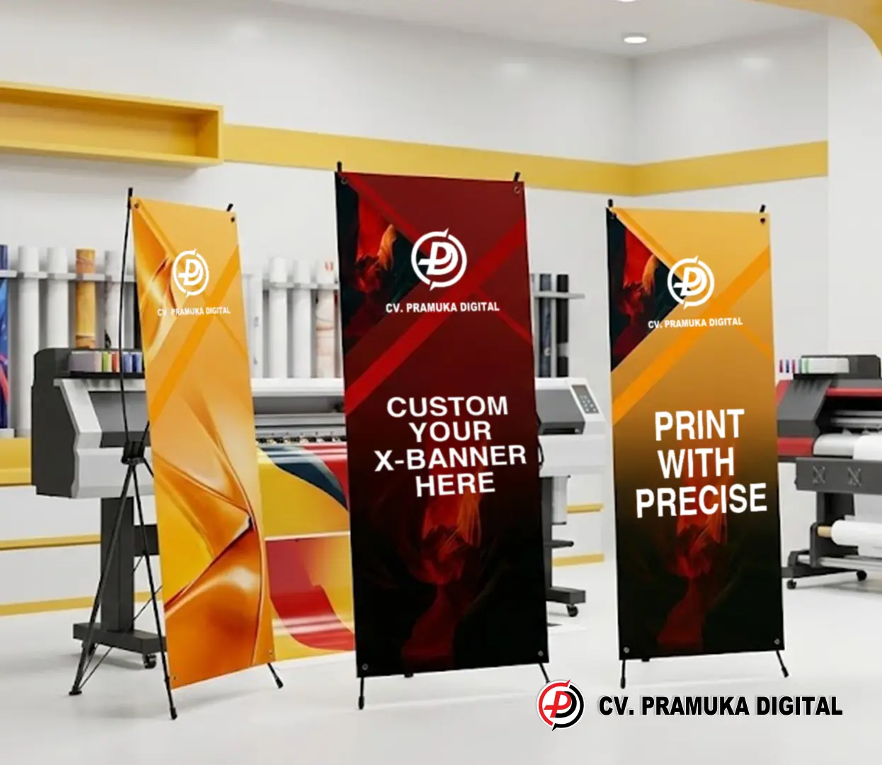 Pembuatan X-Banner Bisa Custom