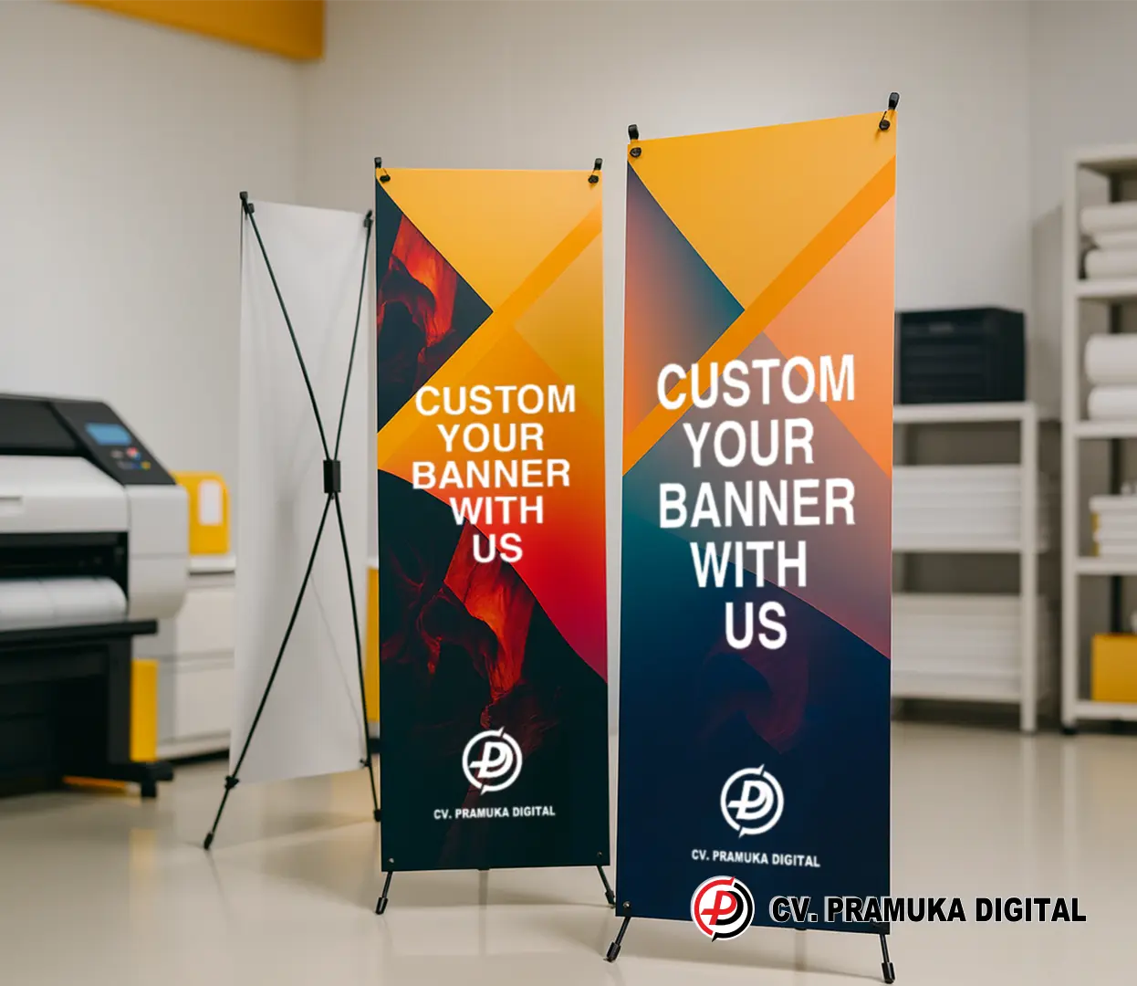 Pembuatan X-Banner Bisa Custom