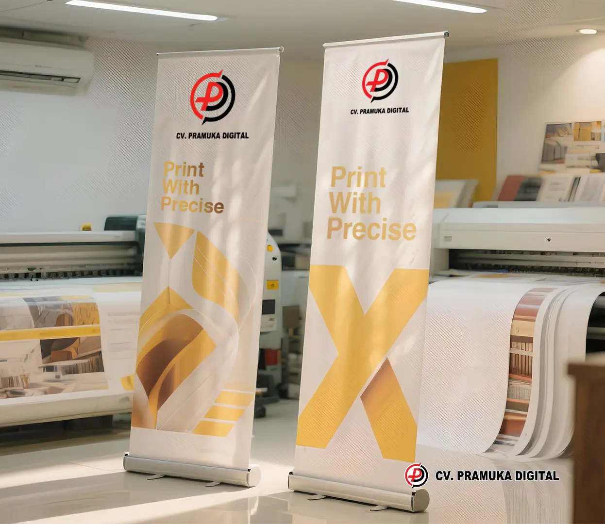 Pembuatan Roll Up Banner Bisa Custom