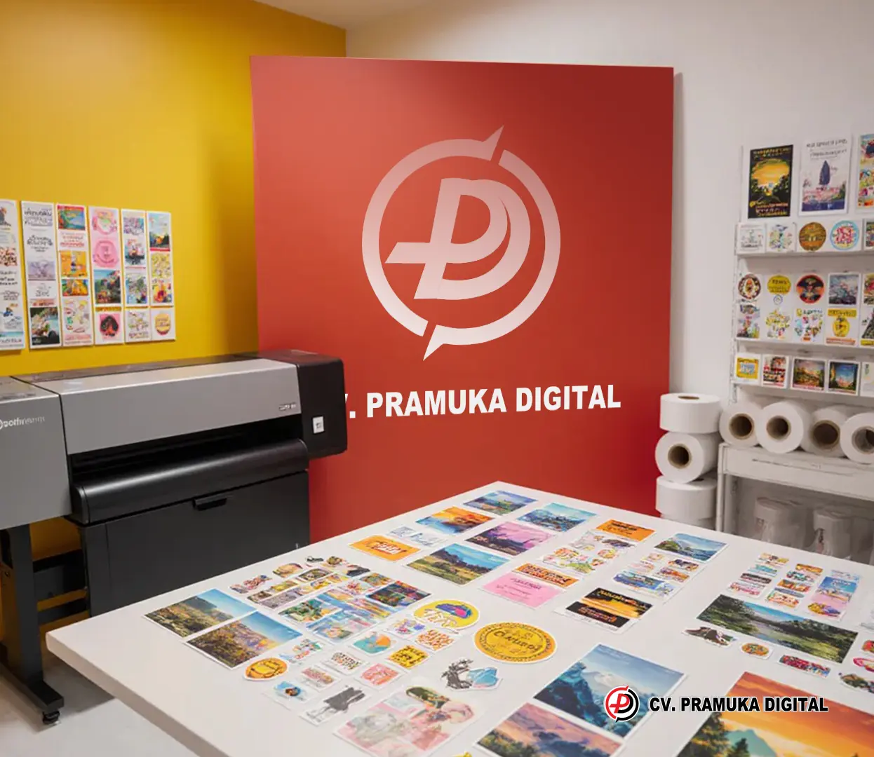 Pembuatan Stiker Bisa Custom