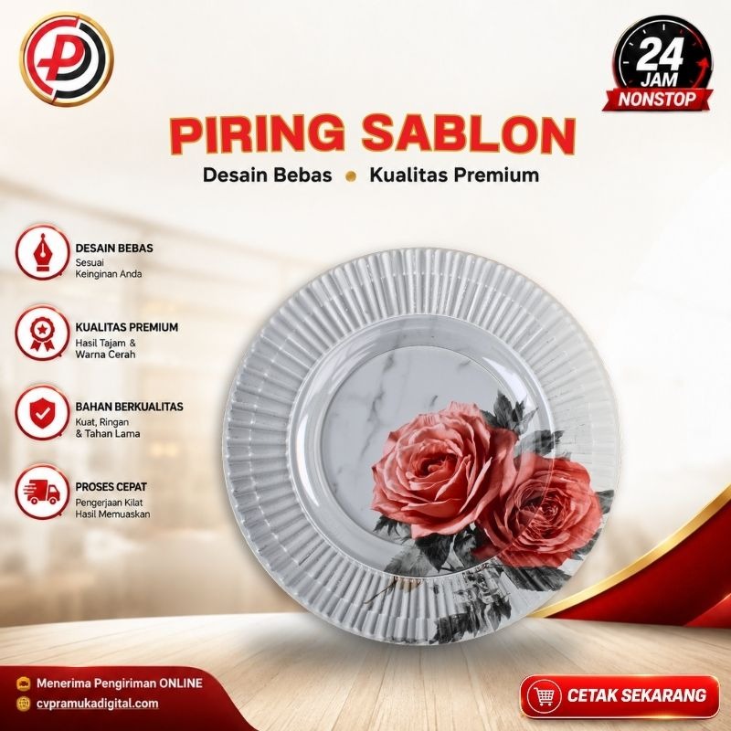 Sablon/piring sablon